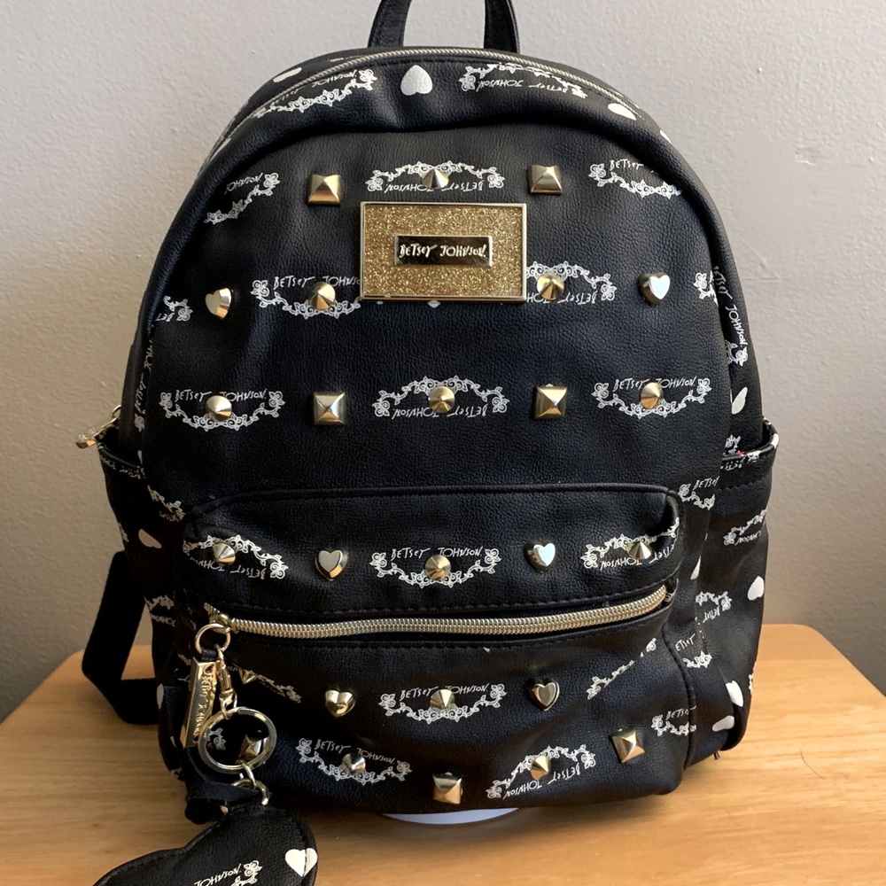 Betsey Johnson backpack purse